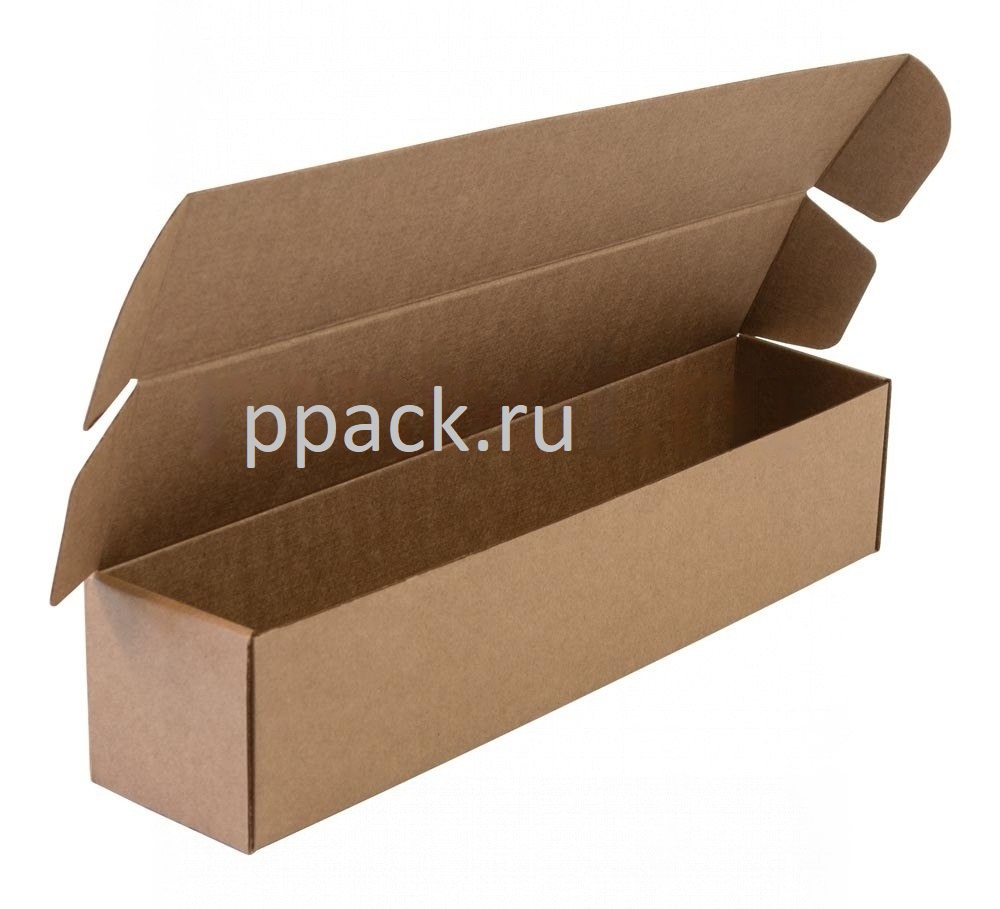 Коробка из микрогофрокартона 250*70*70 бур\бур самосборная
